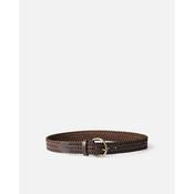 BIBA Brown Woven  Leather Belt SABINE image