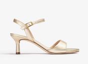 UNISA Gold Heeled Sandal Nahia image
