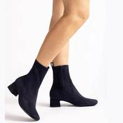 UNISA Navy Suede Ankle Boot LANGLEY