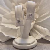 9k White Gold 0.36ct Natural Diamond Stud Earrings image