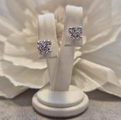 18k White Gold 1.60ct Natural Diamond Studs image