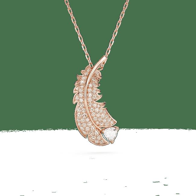 Swarovski 5487069 North necklace rose gold new | Swarovski heart necklace,  Swarovski bead necklace, Swarovski crystal necklace