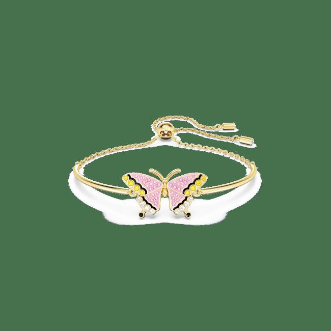 Swarovski Idyllia Mixed Cuts Multiple Clover Bracelet, Green and