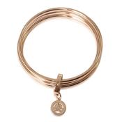 Newbridge Rose Gold Tone Triple Bangles image