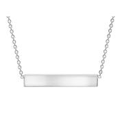 Sterling Silver Bar Pendant image
