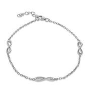 Sterling Silver Infinity Bracelet image