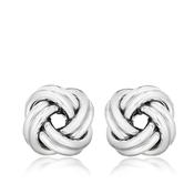 Sterling Silver Knot Stud Earrings image