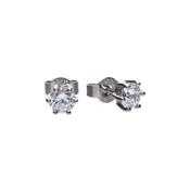 Diamonfire Solitaire CZ Earrings 0.50ct
