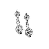 Newbridge Drop Earrings Clear Stone image