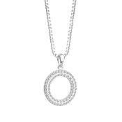 Circle Pendant Multi Clear Stones image