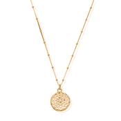 ChloBo Moon Flower Necklace Gold Plate