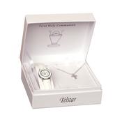 Telstar Communion Watch &amp;amp; Cross Necklace Set