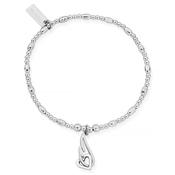 ChloBo Interlocking Heart And Angel Wing Bracelet image