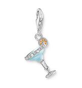 THOMAS SABO Blue Cocktail Glass Charm image