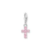 THOMAS SABO Pink Cross Charm