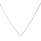 Diamonfire Floating Baguette Cut Zirconia Necklace image