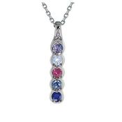 Sterling Silver Family Colours Pendant image