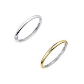 Gisser Half Round Thick Bangle 68mm image