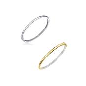 Gisser Half Round Thin Bangle 64mm image
