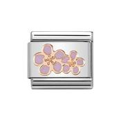 Composable Classic Link Peach Blossom In Rose Gold