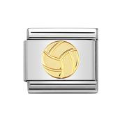 Composable Classic Link Volleyball in 18k Gold