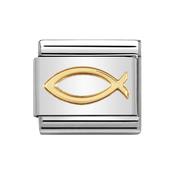 Composable Classic Link Ichthus in 18k Gold