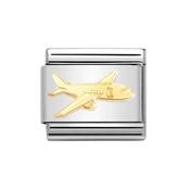 Composable Classic Link Airplane in 18k Gold