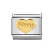 Composable Classic Link Nanny Heart In 18k Gold