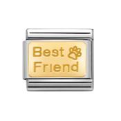 Composable Classic Link Best Friend with Paw in 18k Gold