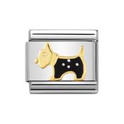Composable Classic Link Scottish Terrier in 18k Gold