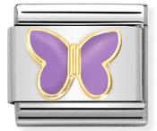 Composable Classic Link Lilac Butterfly in 18k Gold