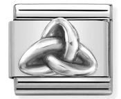 Composable Classic Link Trinity Knot in Sterling Silver
