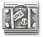 Composable Classic Link Suitcase in Sterling Silver