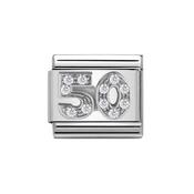 Composable Classic Link 50 in CZ &amp;amp; Sterling Silver