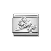 Composable Classic Link CZ Dragonfly in Sterling Silver