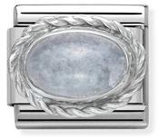 Composable Classic Link March Birthstone in Sterling Silver