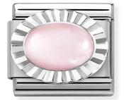 Composable Classic Link Pink Quartz in Sterling Silver