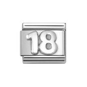 Composable Classic Link Number 18 Sterling Silver