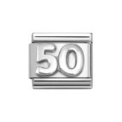 Composable Classic Link Number 50 in Sterling Silver