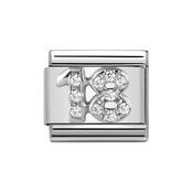 Composable Classic Link 18 in CZ &amp;amp; Sterling Silver