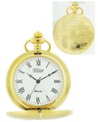 Telstar Gold Plated Roman Numerals Pocket Watch image