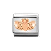 Composable Classic Link Claddagh in 9k Rose Gold