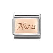 Composable Classic Nana Link In 9k Rose Gold