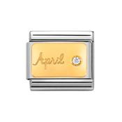 Composable Classic Link April in 18k Gold