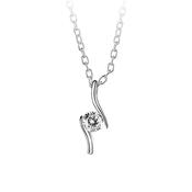 Newbridge Drop Pendant with Clear Stone image