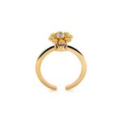 Newbridge Yellow Flower Adjustable Revolving Ring image