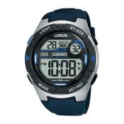 Lorus Gents Digital Dark Blue Silicone Strap Watch