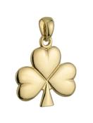 18k Gold Shamrock Charm image