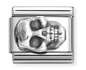 Composable Classic Link Skull in Sterling Silver