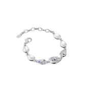 Newbridge Bracelet with Blue and Clear Stones image